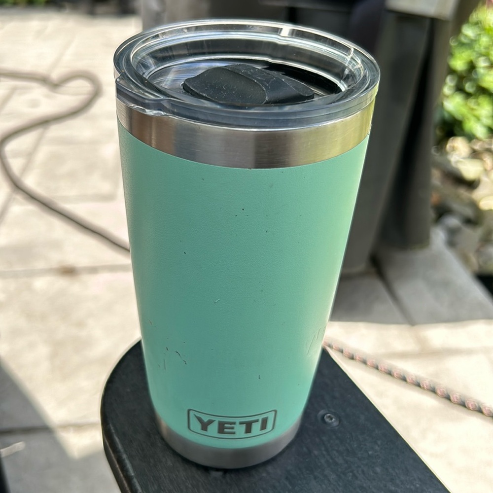 YETI thermal cup
